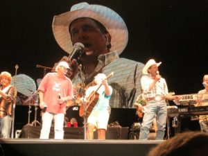 Alan Jackson, Jimmy Buffet and George Strait in concert