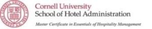 Cornell University School of Hotel Administration logo